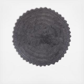 Round Crochet Bath Mat