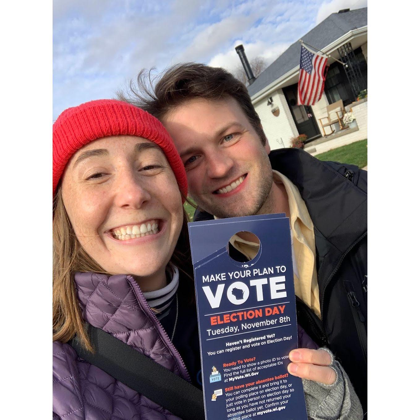 Getting out the vote together