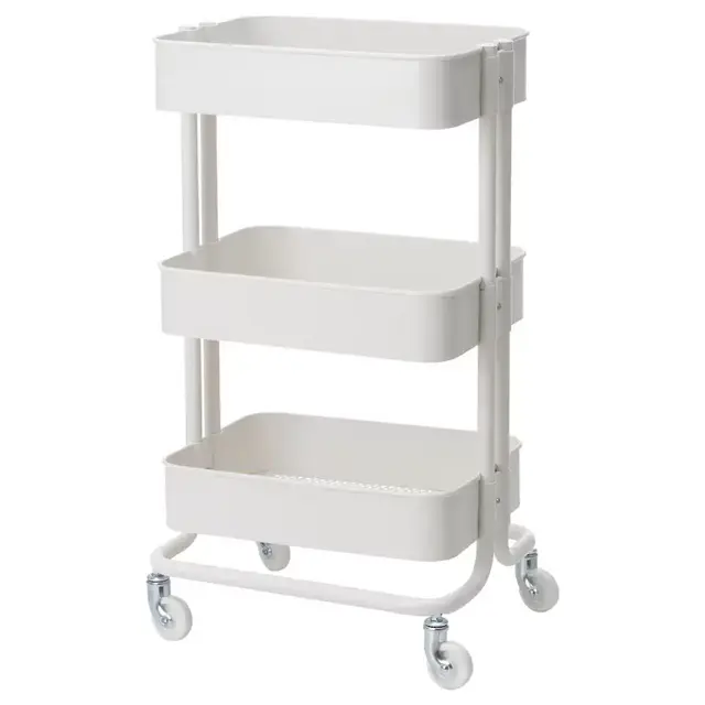 RÅSKOG Utility cart, white13 3/4x17 3/4x30 3/4 "