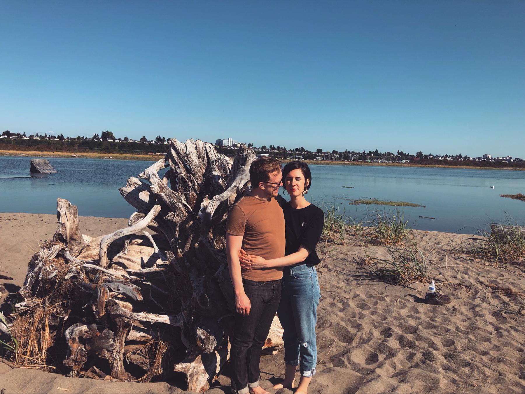 Visit to Jetty Island on Hailey's first trip to PNW.