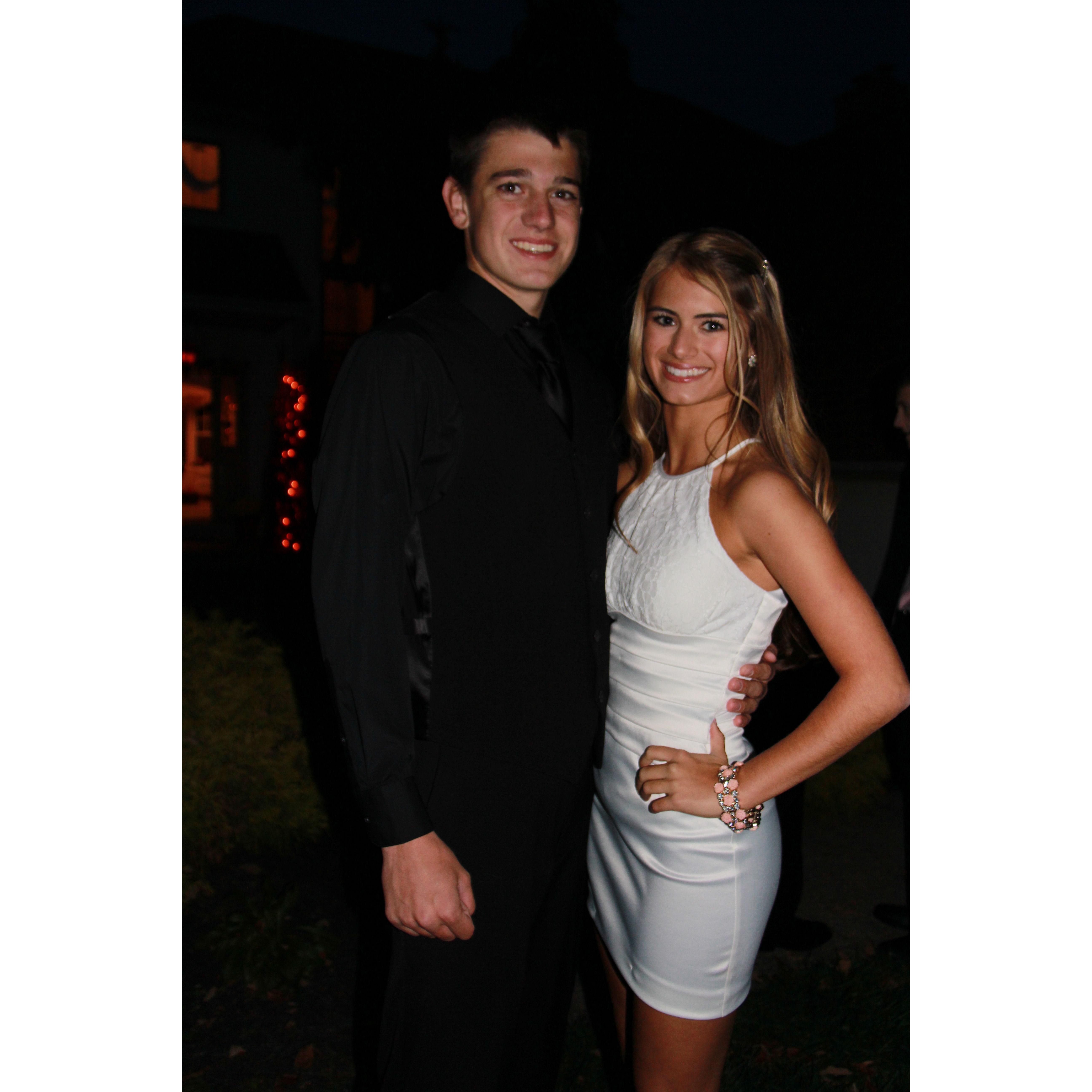 Although we weren't dating yet and had separate dates to the school formal, we always made sure to snap a photo together.