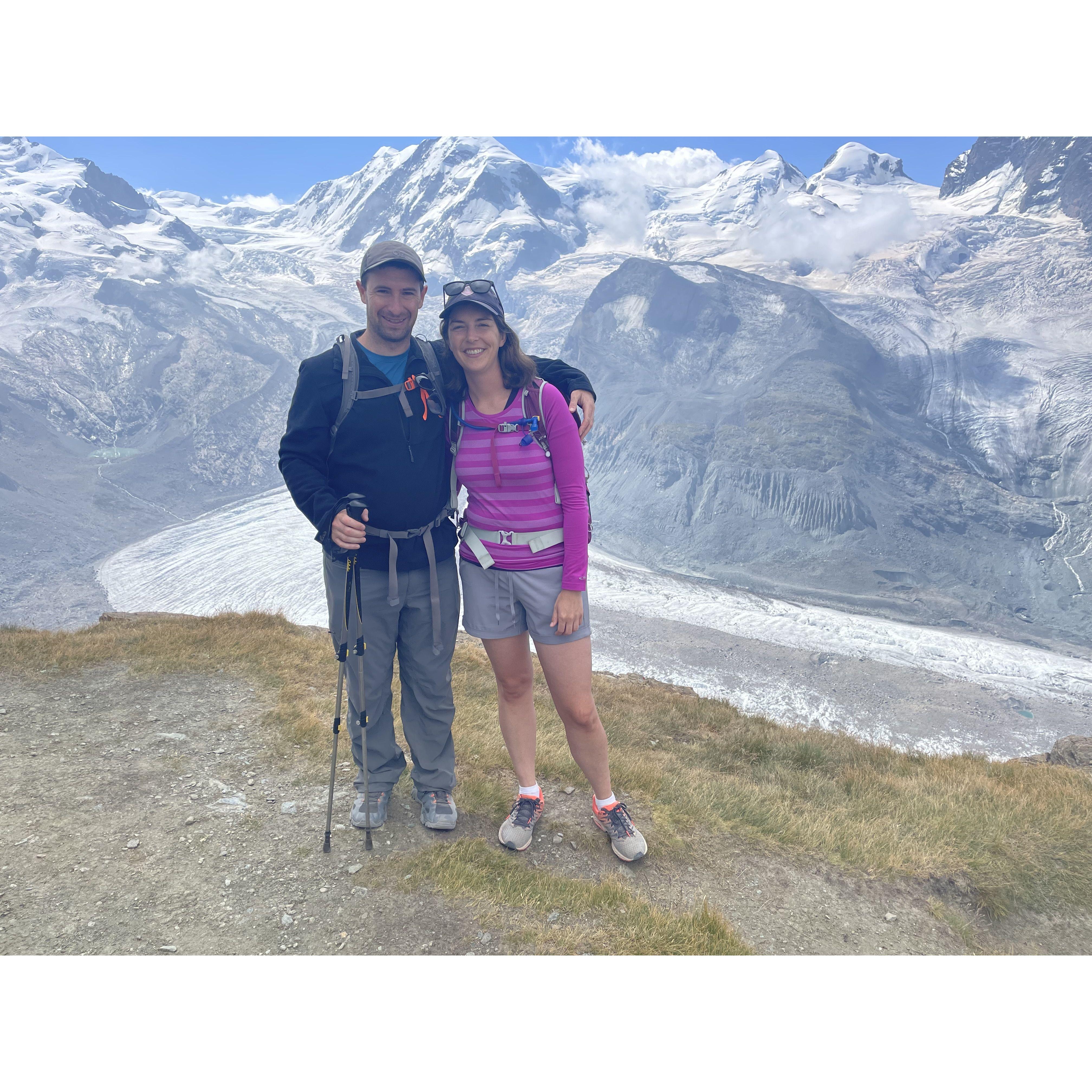 Hiking the alps