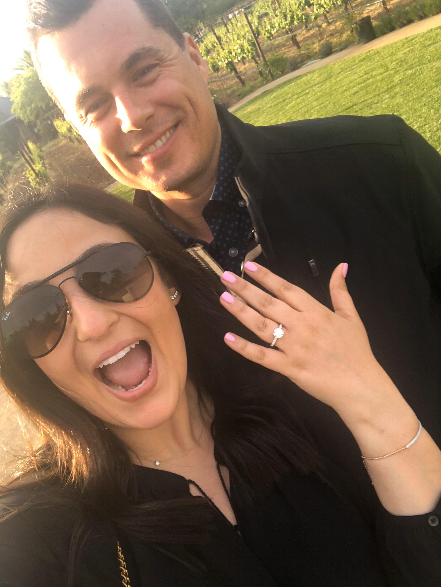 April 27th, 2019 - we got engaged in Yountville, CA