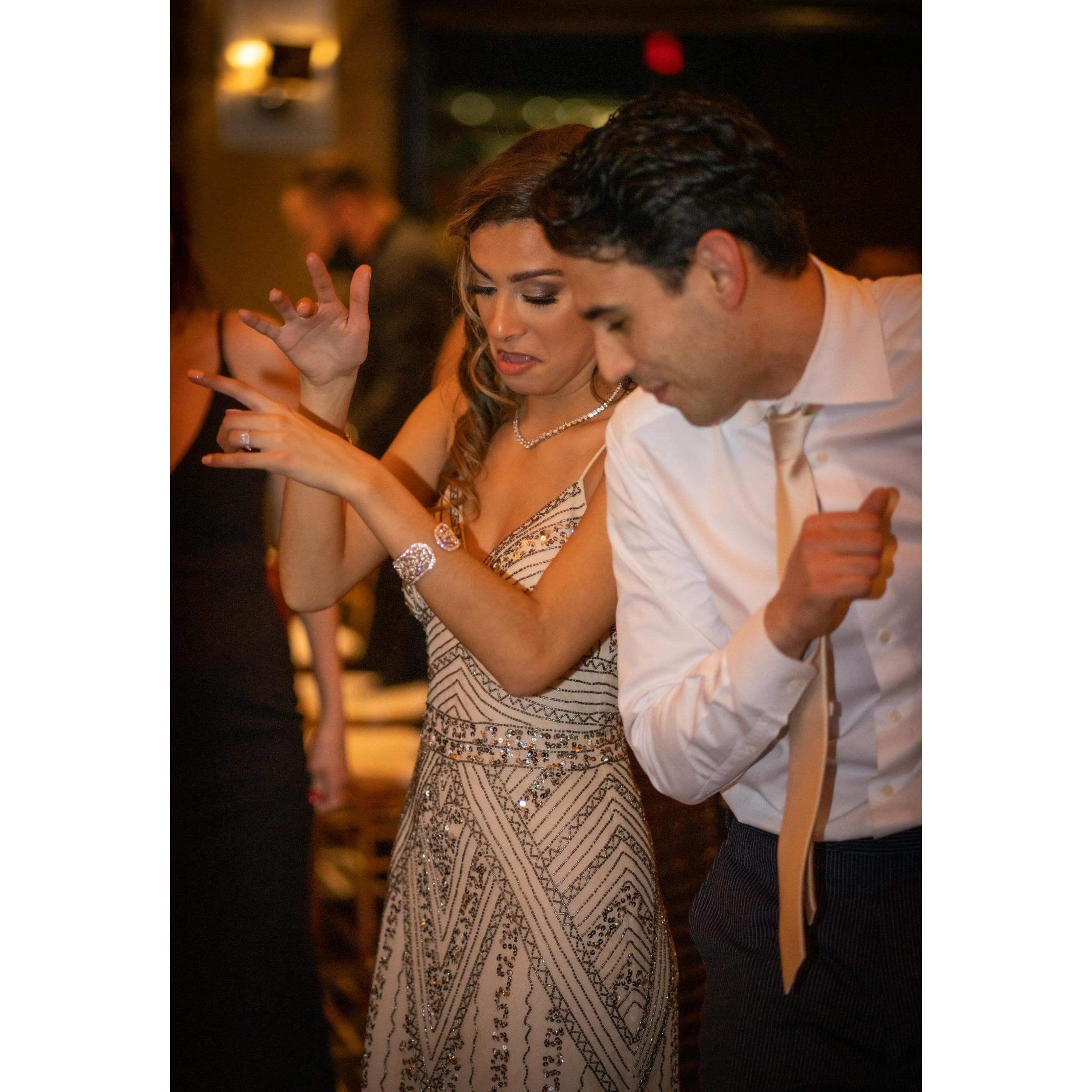 The dancing energy we're bringing to the wedding!!
