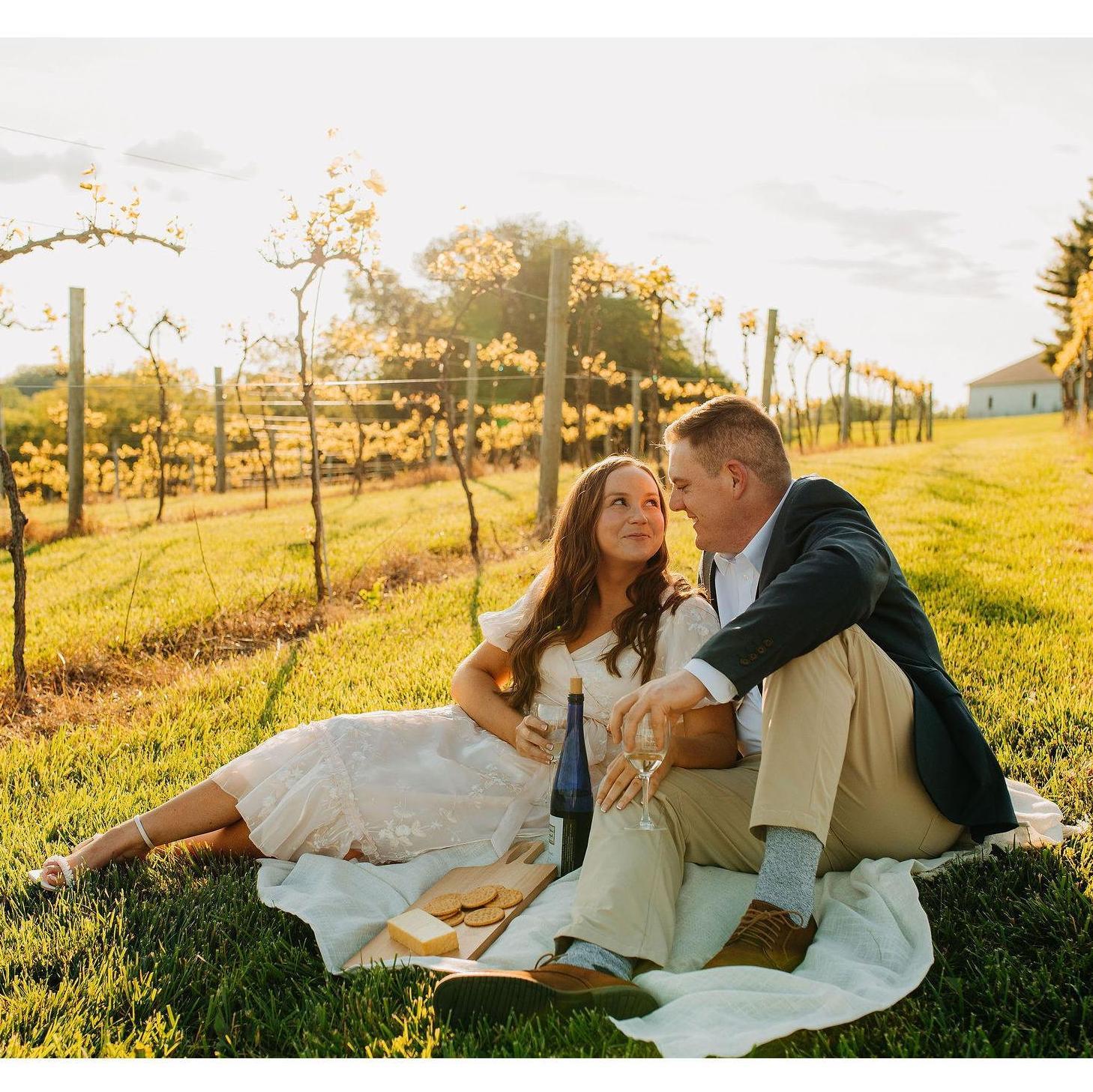 Wine, cheese, and cake...some of our favorite things!