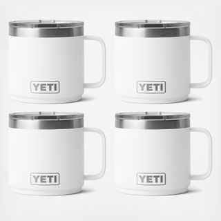 Rambler 14 oz. Stackable Mug with Magslider Lid, Set of 4