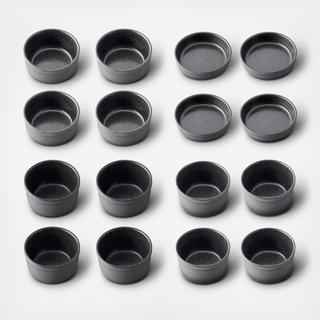 Gem 16-Piece Stoneware Ramekin Set