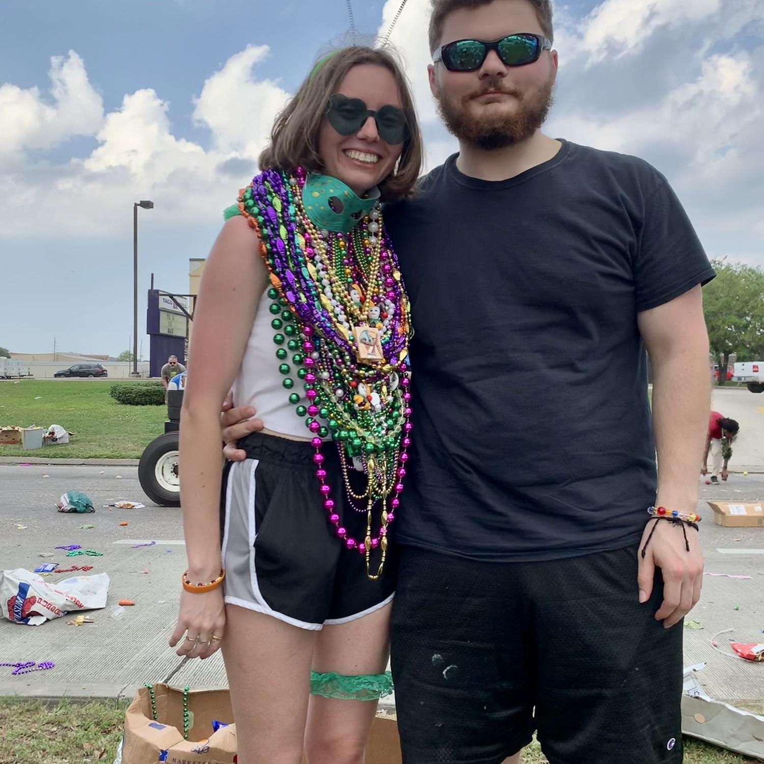 Liz's first Irish Parade: Chalmette, LA
