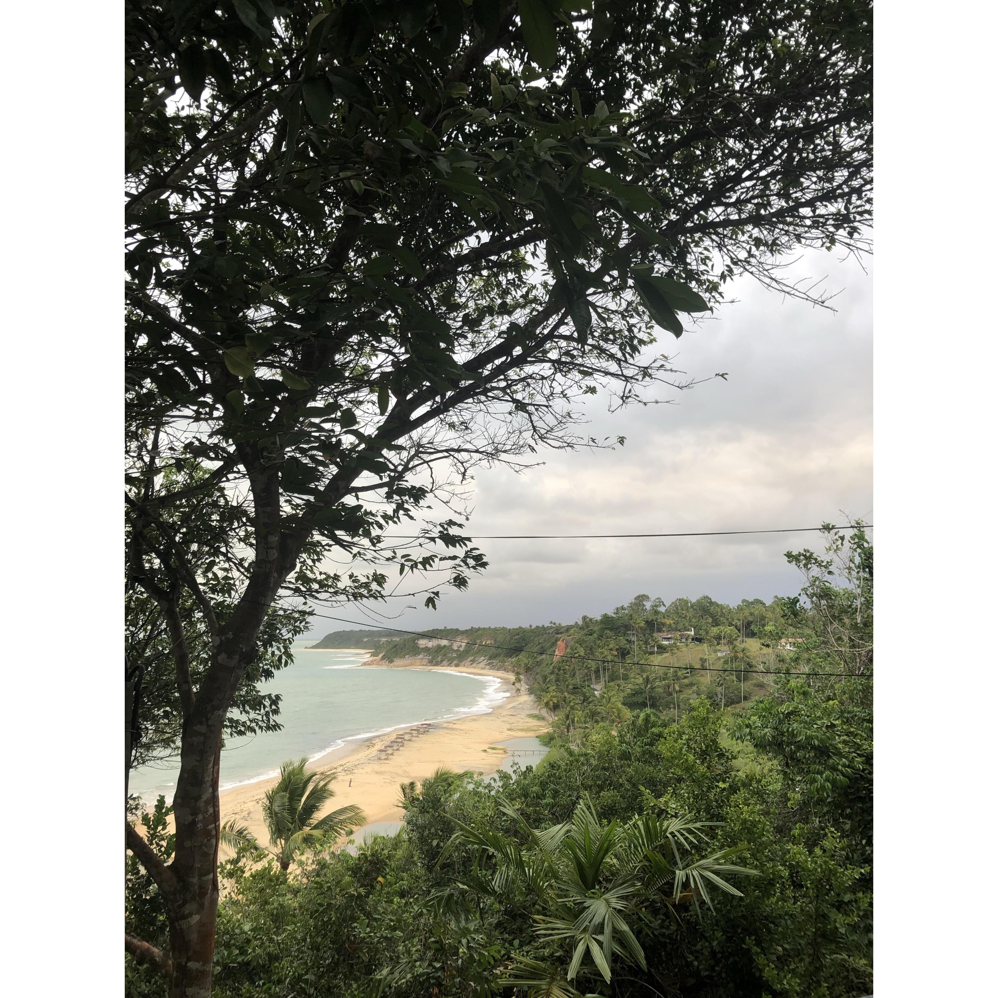 Praia do Espelho from afar... we can’t wait to get married here!
