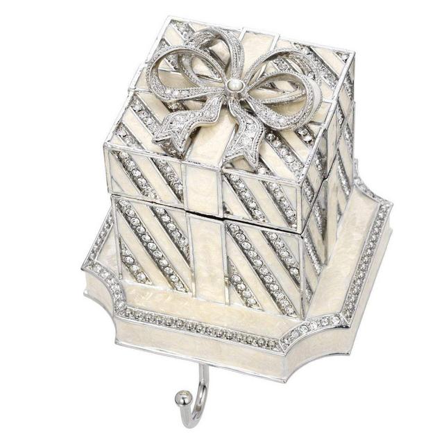 Olivia Riegel White Gift Box Stocking Holder