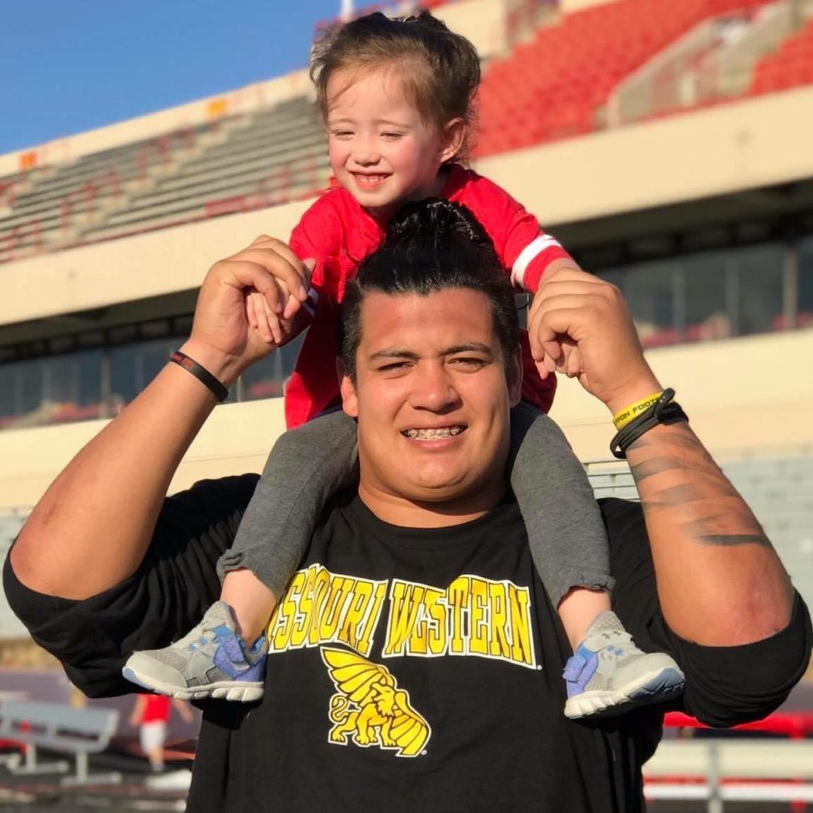 Nate heads to MoWest for football!