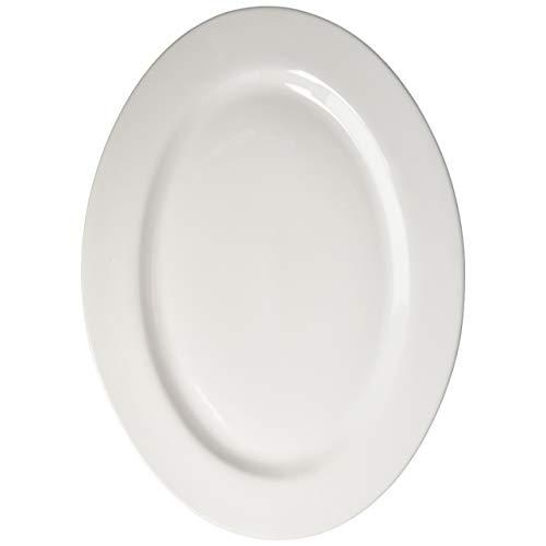 BIA Cordon Bleu Porcelain 18-Inch Oval Serving / Fish Platter, White