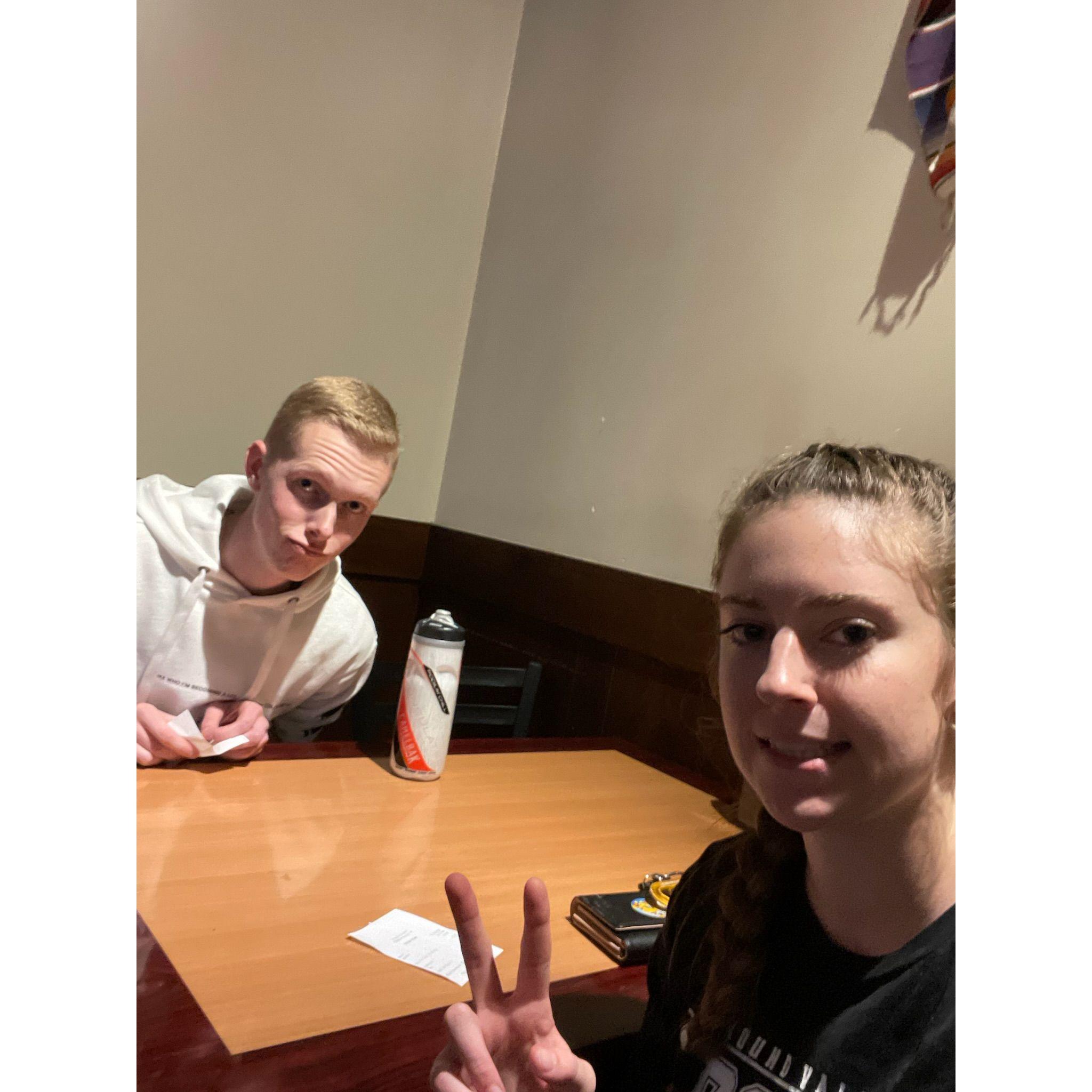 First “date” (we were still missionaries)