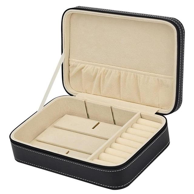 Homeater Portable Travel Zipper Box Sunglasses Case for Everyday Glasses Collector Storage