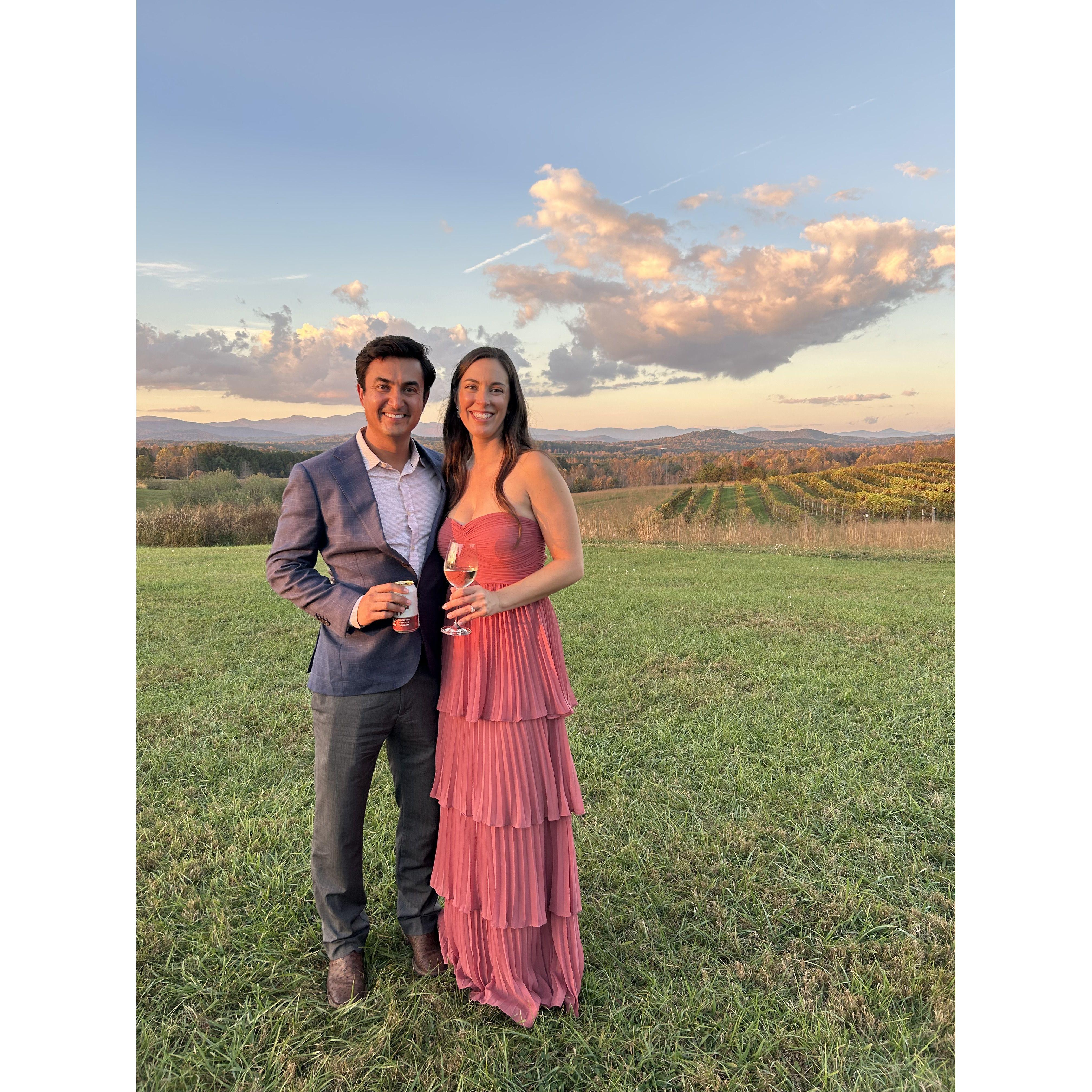Celebrating a dear friend’s wedding with another incredible view!