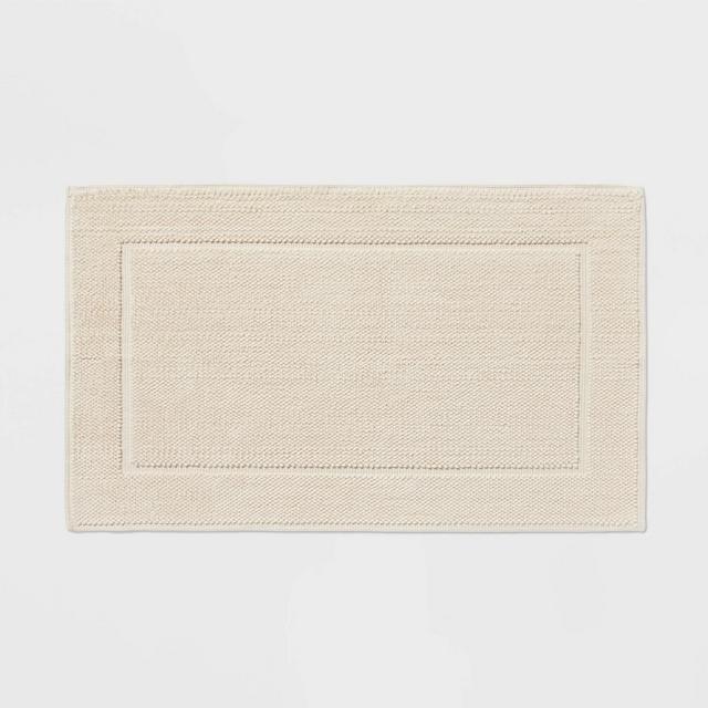 21"x34" Spa Plush Bath Mat Almond - Threshold™