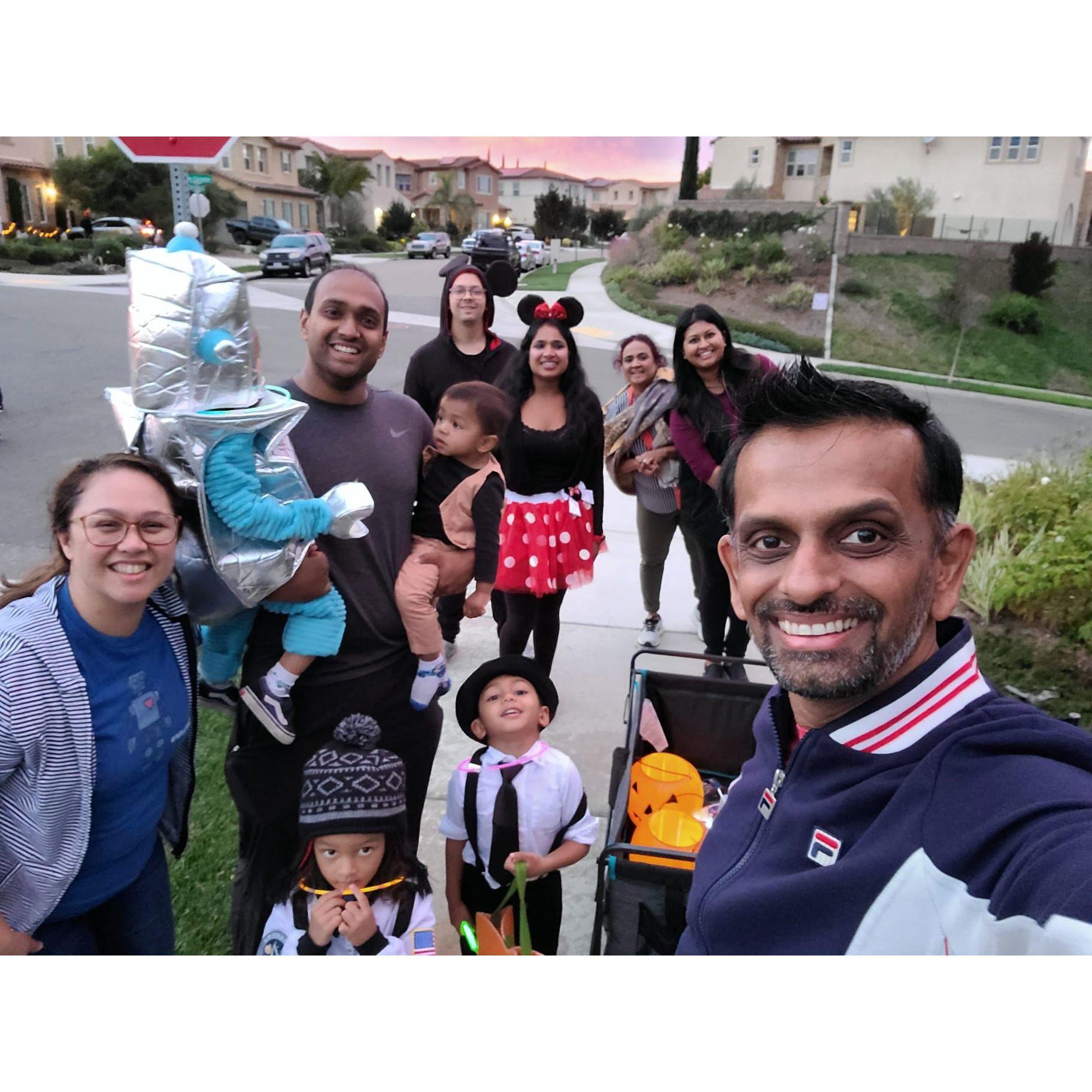 Mickey + Minnie for Halloween = couple goals achieved.