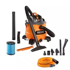 14 Gal. 6.0 Peak HP NXT Shop Vacuum Wet Dry Vac with Fine Dust Filter, Hose, Accessories and Car Cleaning Kit HD1401
