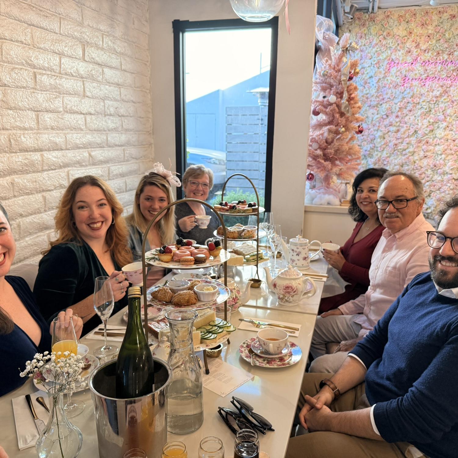 High tea for Shannon and Megan’s birthday!