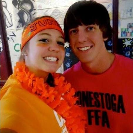I think this was our first photo ever taken together. Homecoming 2010