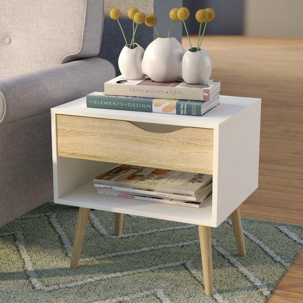 Mateer 1 Drawer Nightstand