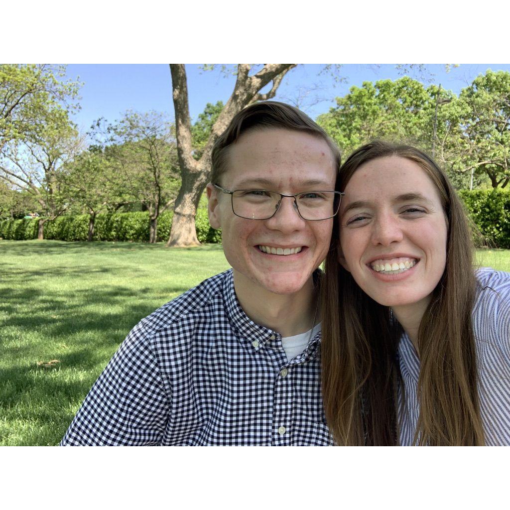 The day we said "I love you" at the Dallas Arboretum!