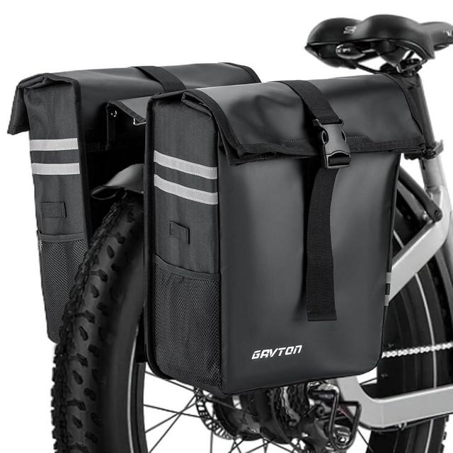 GAVTON Waterproof Large Capacity Bike Pannier Bag – 50L Rear Rack Bag for Road, Mountain, and E-Bikes – Commuting & Touring Cycling Bag