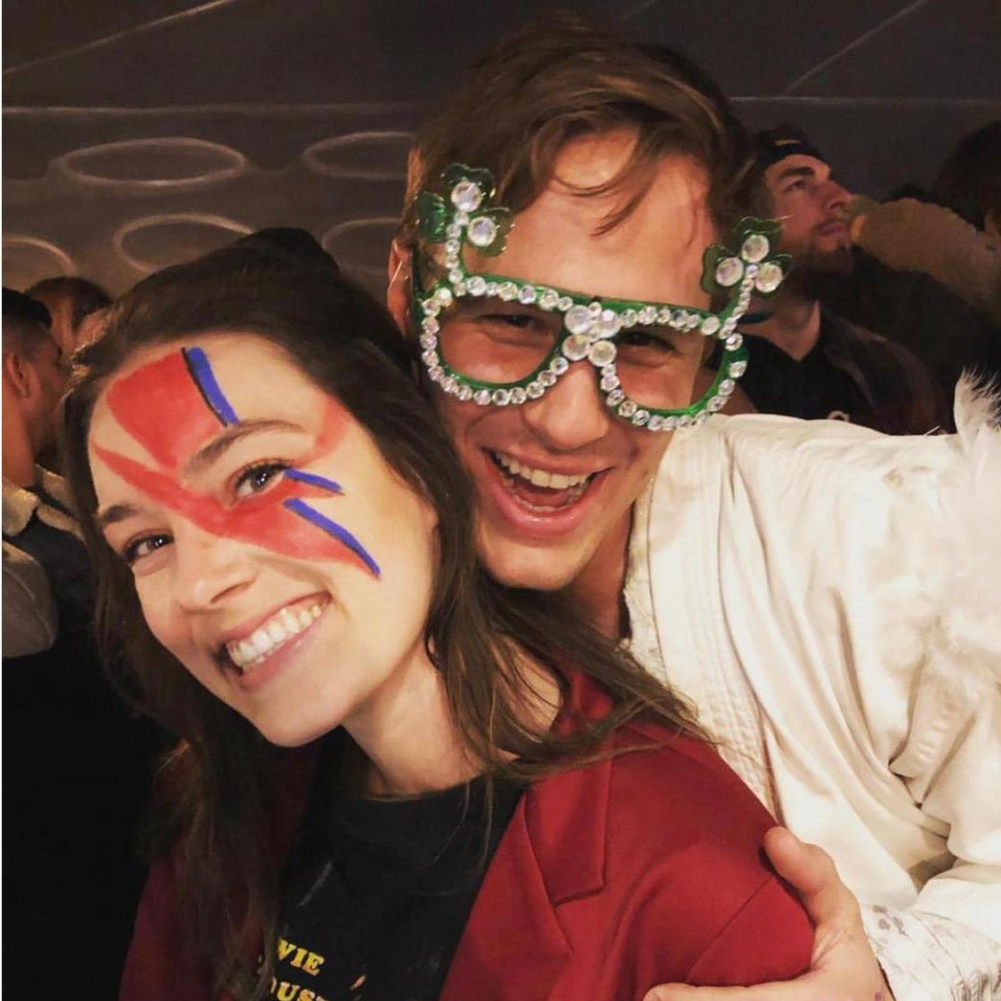 At our favorite bar, Goldstines.