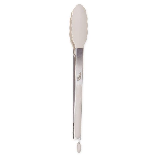 Our Table™ Silicone and Stainless Steel Locking Tongs in Grey