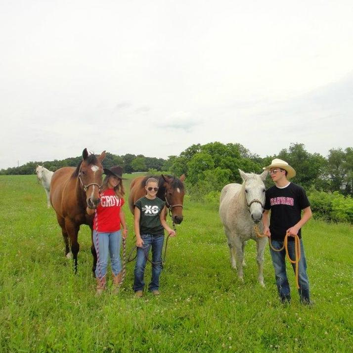 Chris's First Time Horse Back Riding 2012