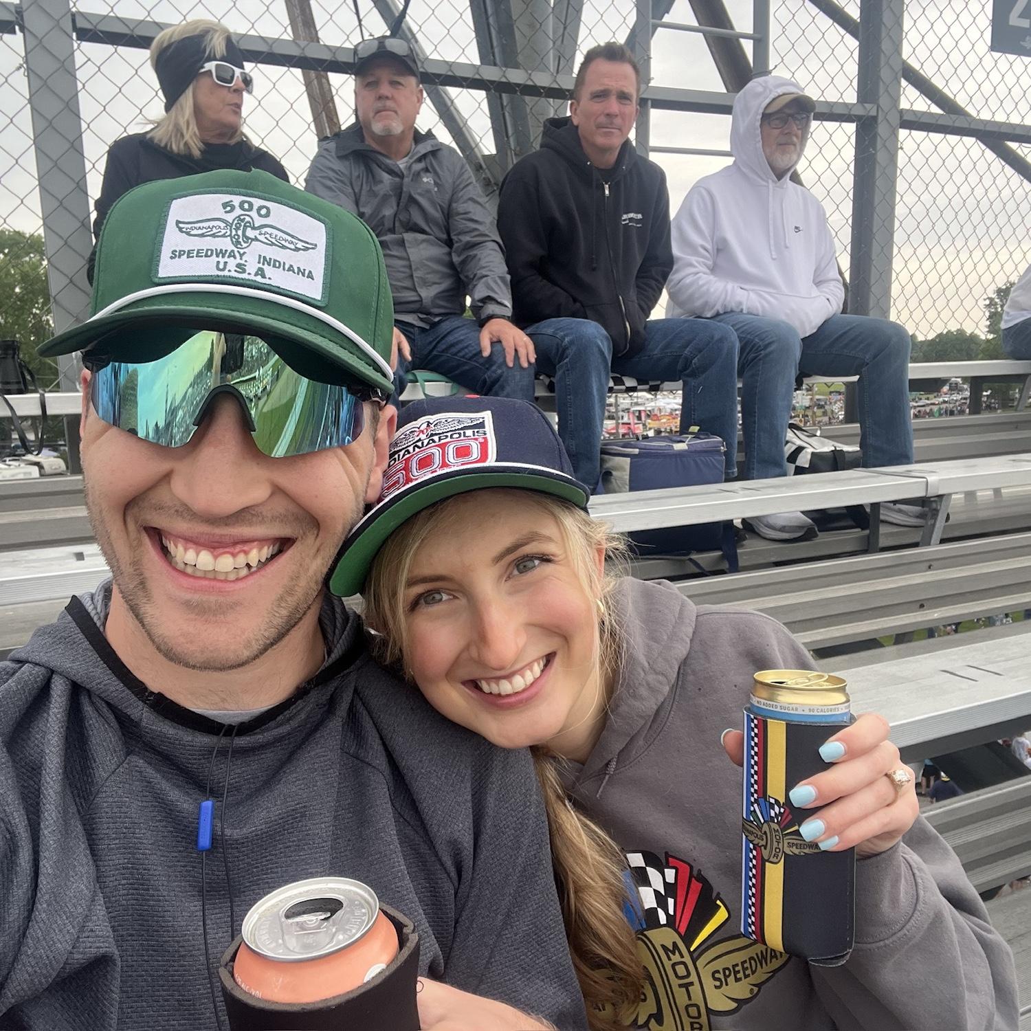 Charlie took Claire to her very first Indy 500!