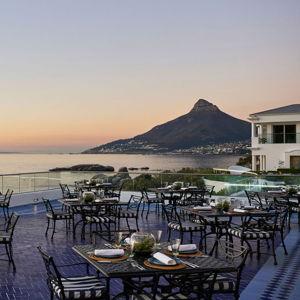 Romantic dinner at the Twelve Apostles in Cape Town