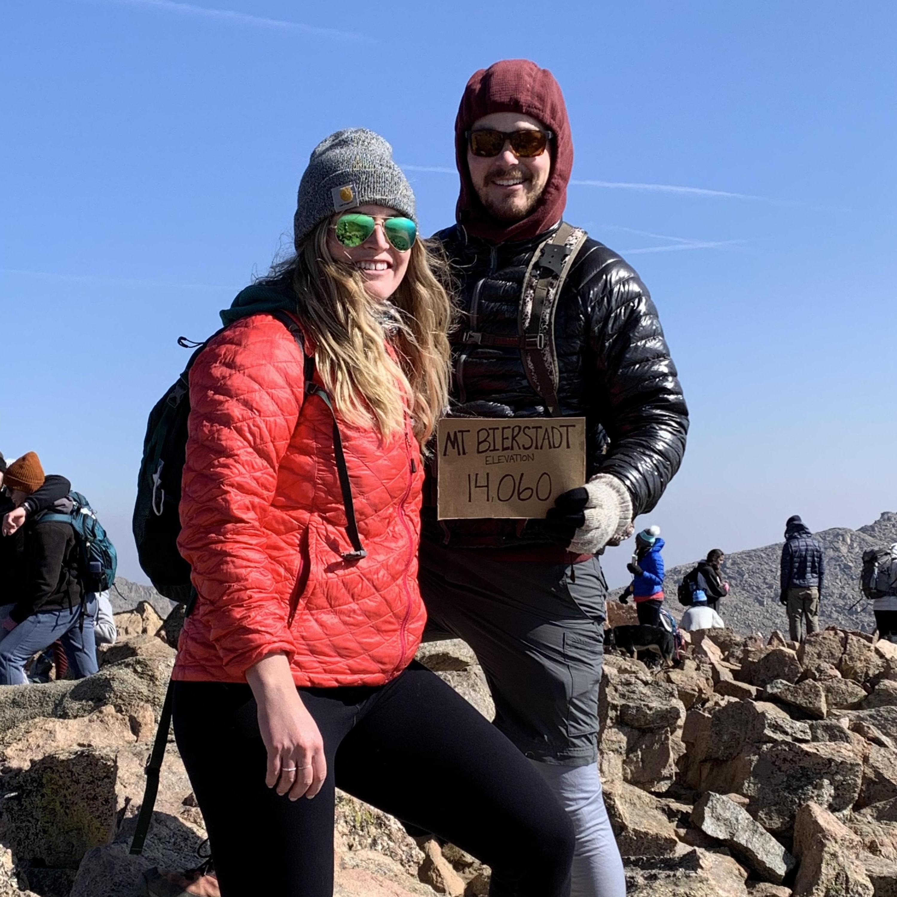 Year 9, 2020:
Our first Fourtneener, Mt. Bierstadt (14,060 Feet)