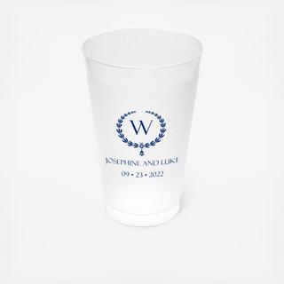 Laurel Wreath Frost Flex Cup, Set of 25 - Personalized