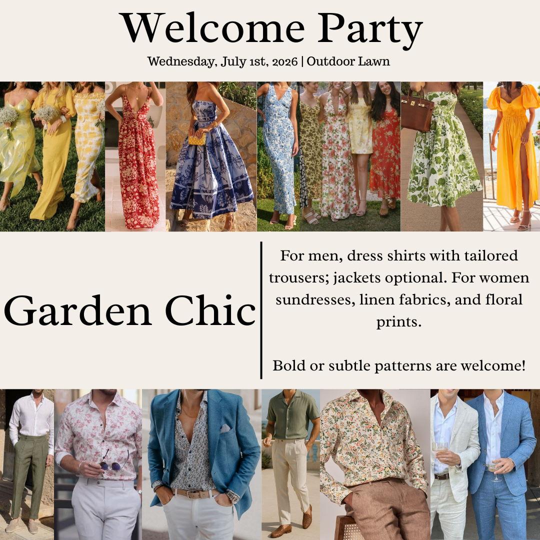 Welcome Party | July 1st 2026