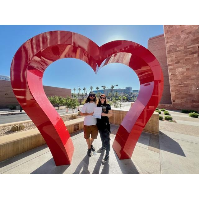 Marriage license obtained! Las Vegas