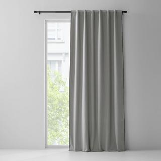 Merrow Stitch Organic Cotton Blackout Window Curtain Panel