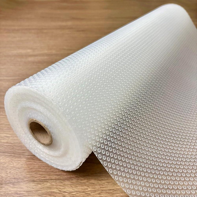 EVALAND Shelf Liners for Kitchen Cabinets Non-Adhesive 12" x 33 FT Clear Drawer Liner Non Slip, Washable Cabinet Liner, Waterproof Shelf Liners for Cabinets, Refrigerator Bathroom Pantry - Thickened
