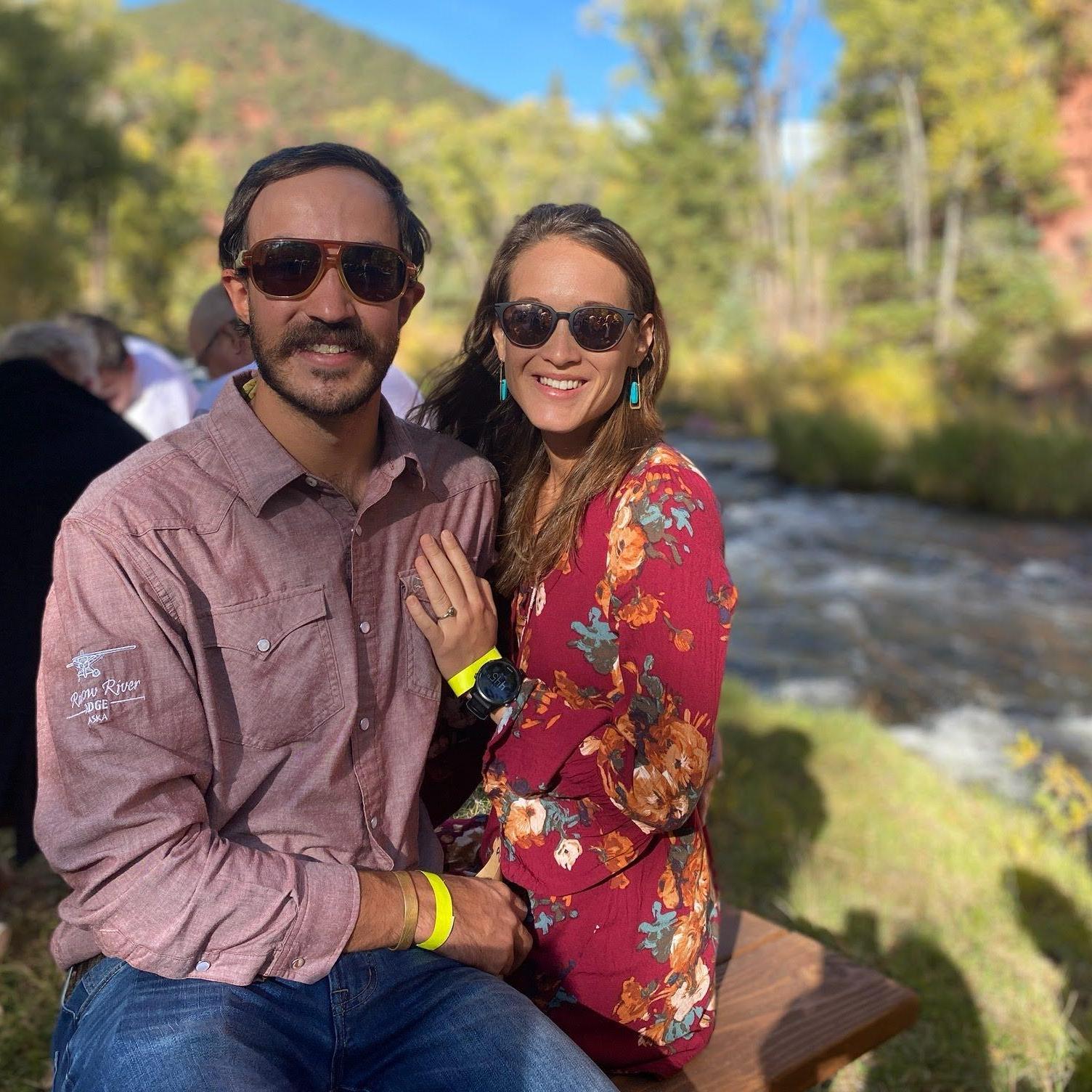 At a wedding in Basalt, CO