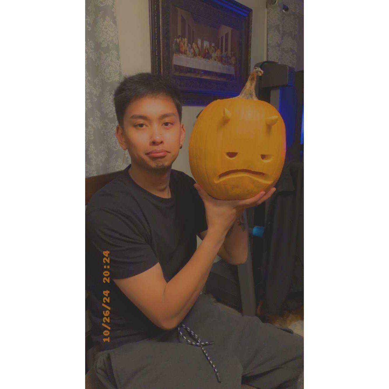 Awe poor pumpkin!