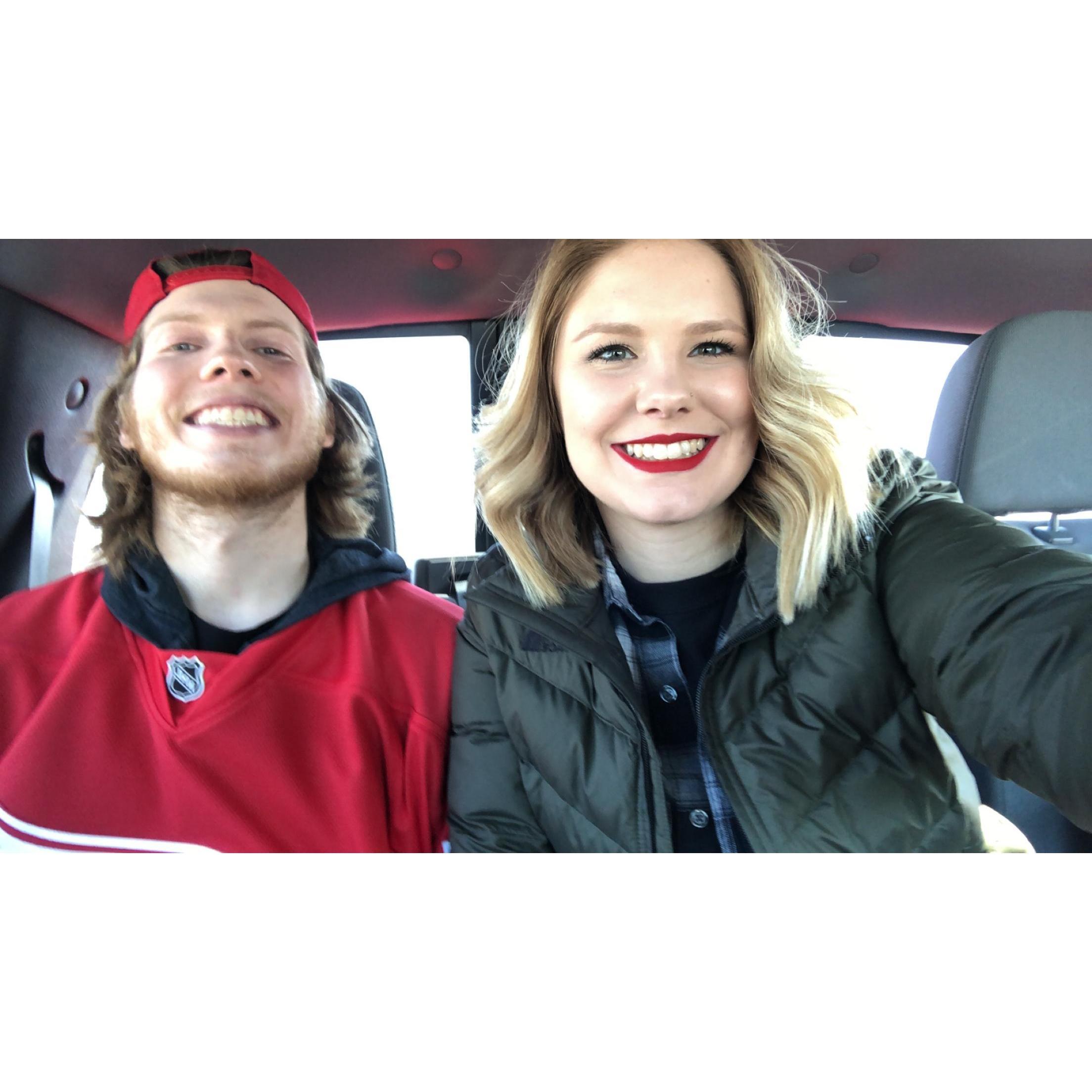 Red Wings Game in Detroit