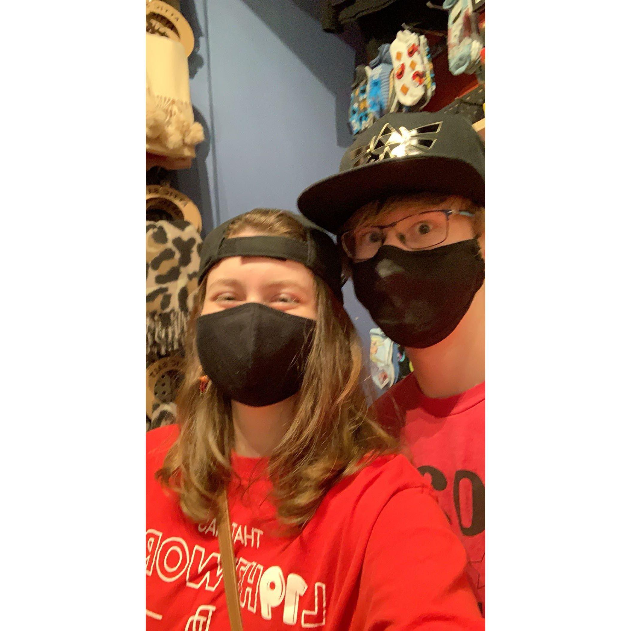 Our first date!!! We went to the mall to go last minute Christmas shopping