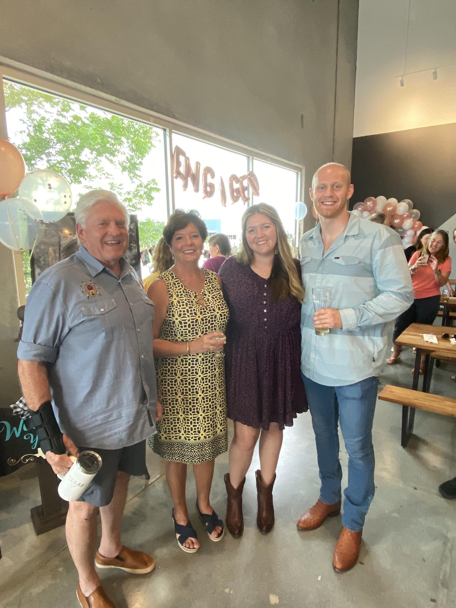 Austin & Steph with Steph's Parents