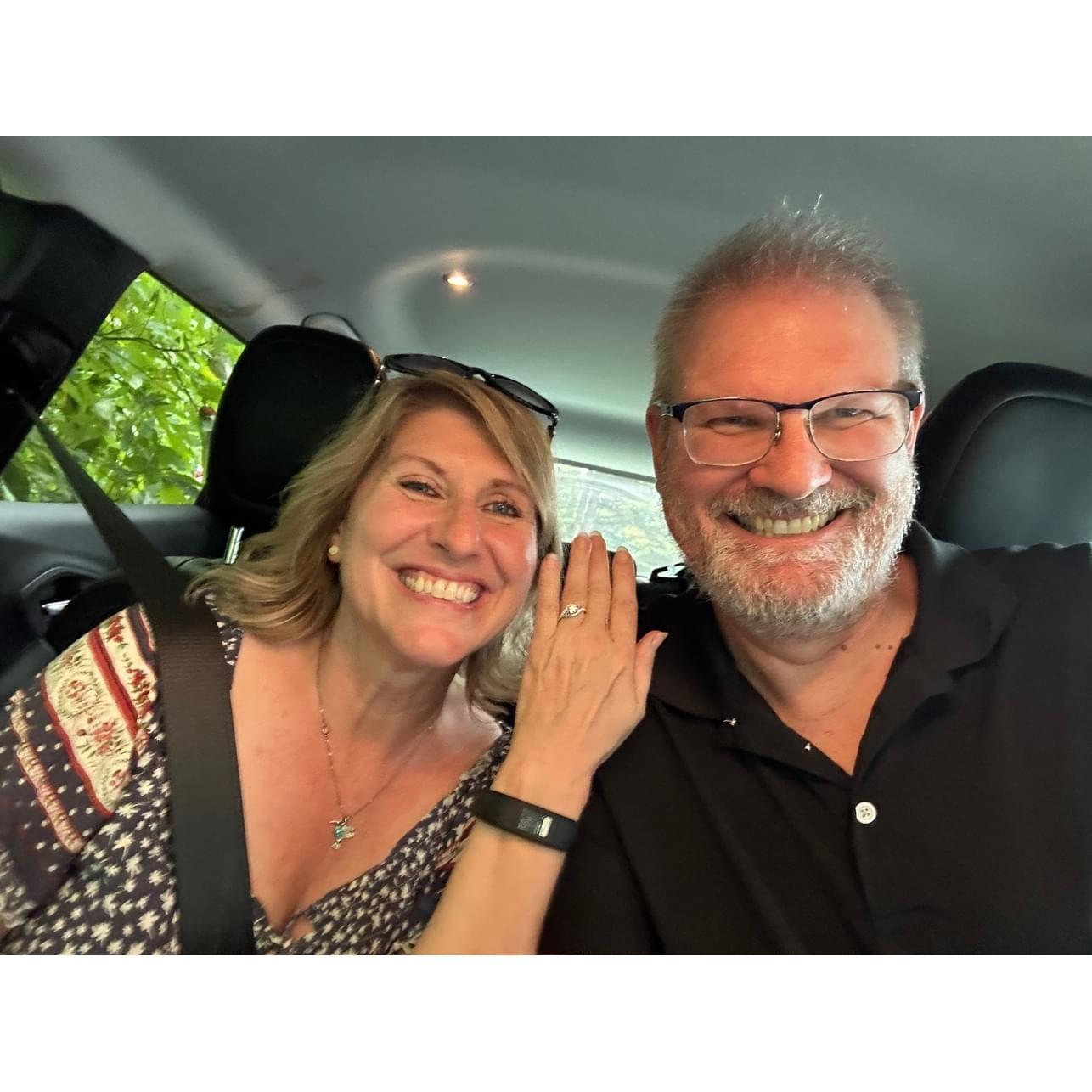 She said "Yes!"