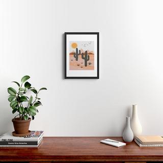 After The Rain Desert Framed Art Print