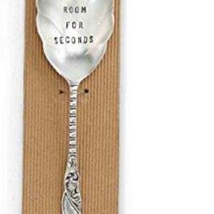 Mud Pie Seconds Big Serving Spoon, Silver