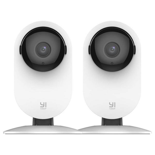 YI 2pc Smart Home Camera, 1080p WiFi IP Indoor Security Surveillance System with 24/7 Emergency Response, AI Human Detection, Night Vision,Pet Monitor on Phone/PC App - Cloud Service Available