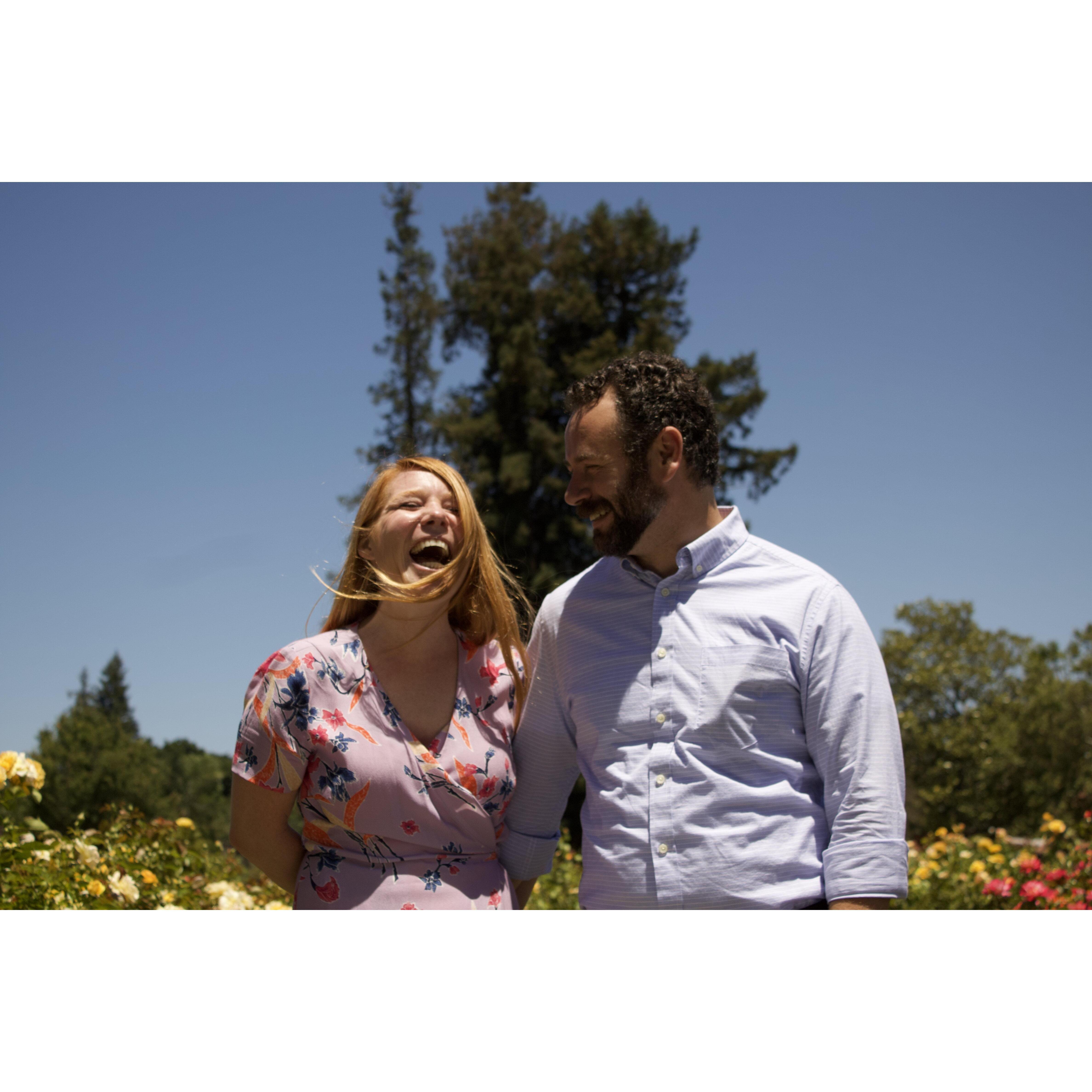 Engagement Photos at The Rose Garden.
Photos by Helena Cardona & Joe Maloof