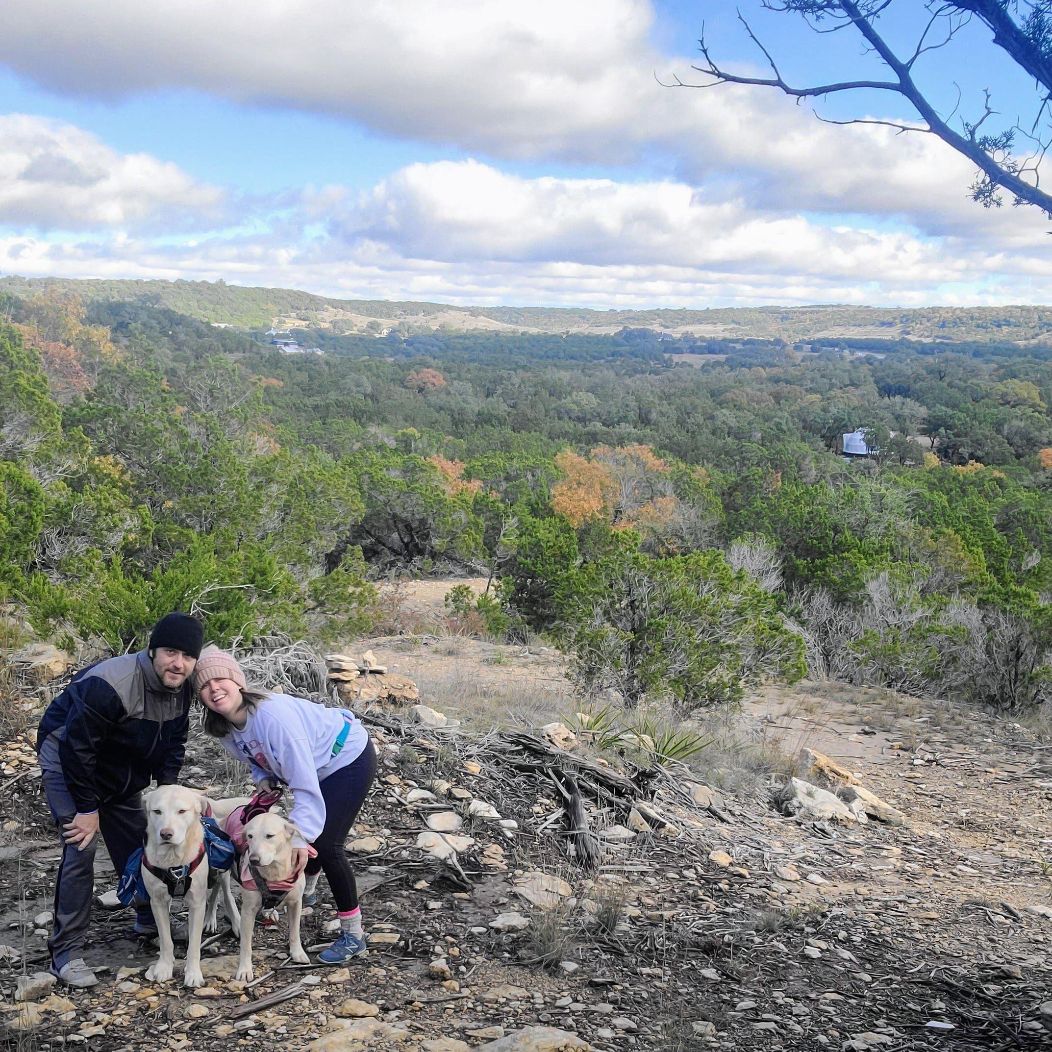 November 2022 - The dogs LOVED hiking with us