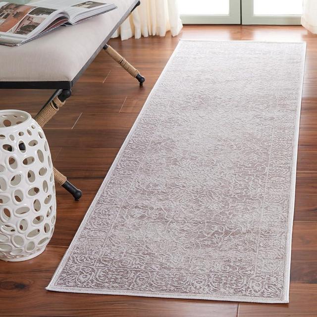 SAFAVIEH Reflection Collection Runner Rug - 2'3" x 12', Beige & Cream, Non-Shedding & Easy Cleaning, Ideal for Living Room, Bedroom (RFT670A)